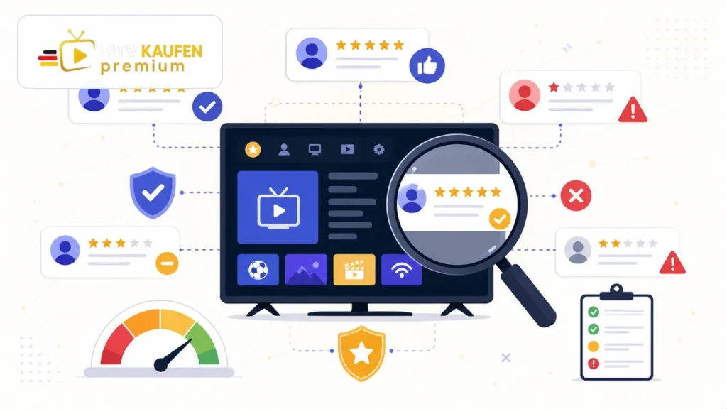 IPTV Anbieter Erfahrungen mit Bewertungen, Prüfsiegel und Lupe