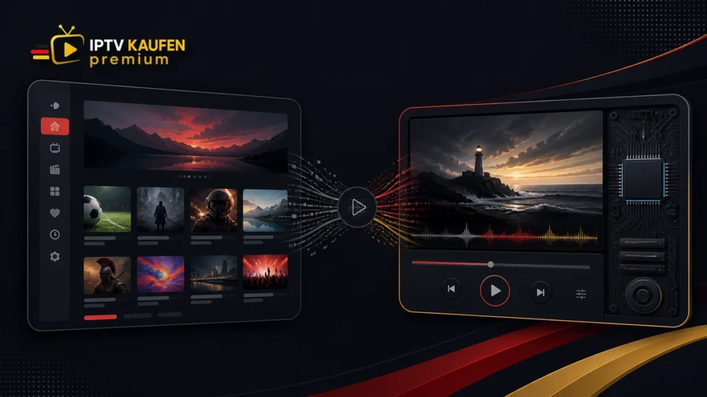 IPTV App vs Player mit Funktionen, Oberfläche und Wiedergabe im Vergleich
